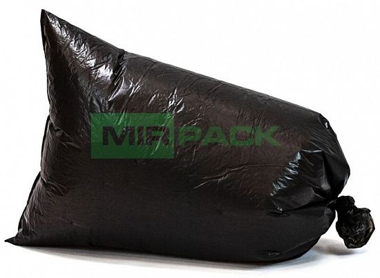 Мешки для мусора 90л, 45 мкм пачках, 500 шт, черный, обезличенные - Вид 7